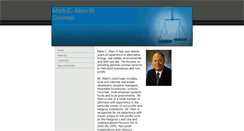 Desktop Screenshot of counselmarkallen.com
